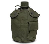 Whyzsjnclg Cantine à Eau, Cantine en Aluminium Portable étanche 1L avec Capuchon PE Pochette Oxford, pour Le Camping, la randonnée, l'escalade en Plein air