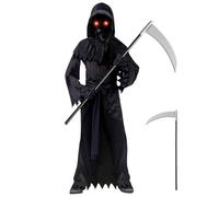 Whyzsjnclg Costume de Faucheuse, Faucheuse, Costume Long 39, Armes Jouets en Plastique Légères Amovibles pour Accessoires d'halloween, Déguisement de Fête Cosplay, Faux