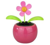 Whyzsjnclg Fleur dansante Solaire, Jolie Fleur dansante à énergie Solaire, Jouets en Plastique, Figurines 4x4, 5 pour la décoration de Voiture, de Bureau, Maison, alimentée par des Fleurs