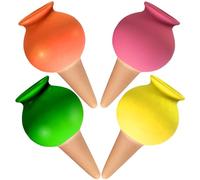 Whyzsjnclg Globes d'arrosage des Plantes, Globes d'arrosage des Plantes 4 pièces Pointes en Terre Cuite 2-3 Jours Ampoules ' Automatique à Pointes automatiques, Insert de jardinière Automatique