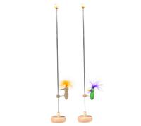 Whyzsjnclg Jouet pic, Jouet pic boisé 2 pièces Oiseau Unique sur Un Poteau avec Base Stable, Oiseau Fou Vintage rétro Classique, Jouets de Bureau Style 1, Jouets de Bureau pour Un Usage Quotidien