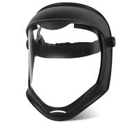 Whyzsjnclg Masque facial transparent anti-buée, masque complet résistant aux impacts et à la température, PC ABS anti-éclaboussures pour le meulage, la découpe, le soudage