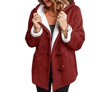 WHZXYDN Manteau Coupe-Vent Mi-Long pour Femmes d'automne Et d'hiver