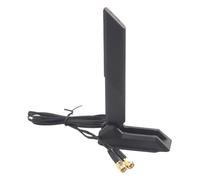 Wi-FI Antenna, Tri-Band Magnetic Base Antenna, High-Gain Wireless Booster with 3.9ft Extension Cable, Network Signal Amplifier, Ideal for PC Routers Home Internet Reception, 2.99x1.18x5.98 inches