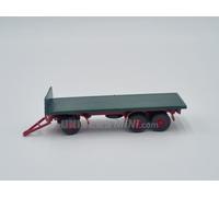 WI44702 - Remorque plateau camion verte - Wiking - 1/87