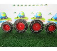WI7391 - 4 roues avec chaines pour FENDT 828 - Wiking - 1/32