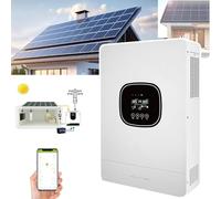WIANQIAN 5.0KW Onduleur Solaire Hybride Sinusoïdal Pur Hors Réseau, Onduleur Solaire Hybride, Protection IP21, Affichage LCD, pour Maisons, Camping-Cars & Systèmes Hors Réseau