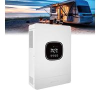 WIANQIAN 5.0KW Onduleur Solaire Hybride Tout-en-Un, Chargeur-Onduleur Hybride Solaire Tout-en-Un, avec Régulateur de Charge Solaire MPPT 80 A + Chargeur AC, Efficacité de Suivi 99,5%