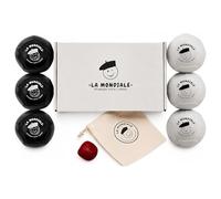 WIBELL La Mondiale - Jeu de pétanque Intérieur - Kit 6 Boules + cochonnet - pour Enfant & Adulte - Utilisable sur Toutes Surfaces - Idée Cadeau Fun