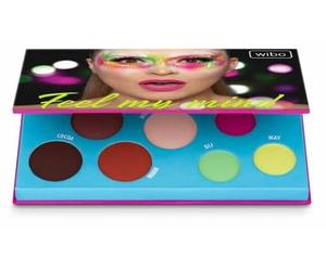 WIBO Eyeshadow Palette Feel My Mind pour adultes, avec teinte travaillée, couleur vibrante