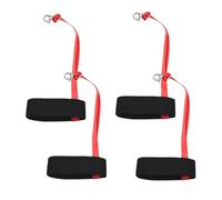 Wiboie Lot de 4 sangles de poignet pour gants de ski - Sangles de sécurité | 4 sangles anti-perte pour gants de snowboard et accessoires de sport, d'alpinisme et de ski