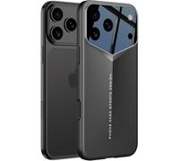 Wibrthz Coque pour iPhone 17 Pro, Design Unique de Luxe Supercar, Ultra Fine en PC Rigide, Résistant Aux Chocs Anti-Rayures, Poignée Antidérapante Robuste Housse pour iPhone 17 Pro(Noir)