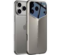 Wibrthz Coque pour iPhone 17 Pro Max, Design Unique de Luxe Supercar, Ultra Fine en PC Rigide, Résistant Aux Chocs Anti-Rayures, Poignée Antidérapante Robuste Housse pour iPhone 17 Pro Max(Doré)