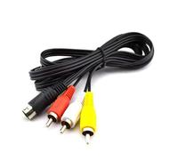 WICAREYO 1,8 m Câble Audio Vidéo AV 9 broches,Compatible pour Mega Drive 2 et 3