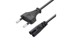 WICAREYO 2 Mètres Câble d'alimentation AC Prise EU à 2 Broches Compatible pour Xbox One S/Xbox One X/Xbox Série XSX Xbox Série S XSS
