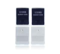 WICAREYO 2PCS Carte Mémoire 128 Mo pour PS2