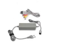 WICAREYO Adaptateur Secteur Alimentation Adaptateur Secteur avec AV Câble Compatible pour Wii