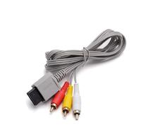 WICAREYO Câble Audio Vidéo Composite Vidéo AV RCA 1,8 M Compatible pour Wii