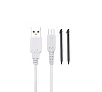 WICAREYO Câble de chargement USB compatible avec stylet pour console Wiiu GamePad