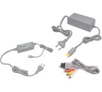 WICAREYO Secteur Adaptateur Alimentation Adaptateur Secteur avec AV câble Compatible pour Wii U et Wii U Gamepad