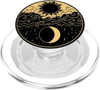 Wicca Astrologie Païenne Mystique Corps Céleste Soleil Lune PopSockets PopGrip pour MagSafe