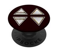Wicca Symboles Éléments Terre Air Feu Eau Énergie Féminine PopSockets PopGrip Adhésif