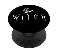Wiccan Païen Occulte Lune Halloween Gothique Sorcière PopSockets PopGrip Adhésif