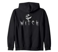Wiccan Païen Occulte Lune Halloween Gothique Sorcière Sweat à Capuche
