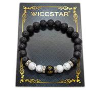 WICCSTAR Bracelet diffuseur d'aromathérapie pour Femmes et Bijoux de Chakra Homme