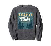 Wichita Gardens Christmas Light Trail Chemise d'hiver Sweatshirt