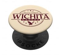 Wichita Kansas - Étiquette Wichita KS PopSockets PopGrip Adhésif
