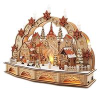 Wichtelstube-Kollektion Arche de Noël à LED avec douille et transformateur