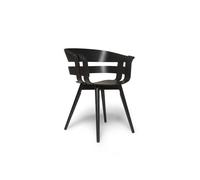 Design House Stockholm Chaise Wick Chair noir-pieds en frêne noir