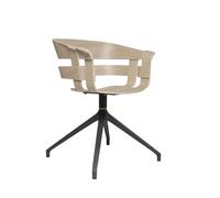 Design House Stockholm Chaise Wick - Chêne - gris foncé