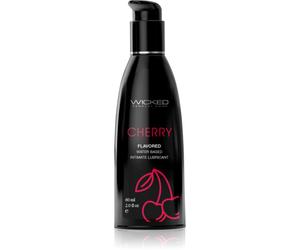 Wicked Aqua Flavored gel lubrifiant saveur Cherry 60 ml