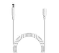 Wicked Chili 2,5m DC Câble de rallonge Compatible avec Philips HUE Play Gradient Lightstrip Éclairage Surround pour télé, rallonge de câble pour l'alimentation électrique S020YM2400083, Blanc