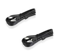 Wicked Chili 2X Câble de Charge pour Manette PS4 Câble Micro-USB Compatible avec Playstation 4 (1,8m) Charge & Play, câble de Connexion Hi-Speed USB 2.0 pour Manette Dualshock 4, Noir