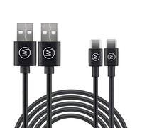 Wicked Chili 2X Câble USB C de Charge Rapide et Synchro pour Smartphone