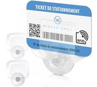 Wicked Chili 2X Porte Carte handicapé Pare Brise, Support Ticket