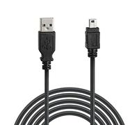 Wicked Chili 3m câble de Charge Compatible avec Dualshock PS3 Manette, câble Mini USB (Fonction Charge and Play, câble USB 2.0 Haut débit) Câble de Connexion PlayStation3 Mini USB, Noir