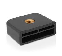 Wicked Chili Adaptateur de trépied avec Trou fileté 1/4" pour Support de Voyage pour Smartphone B09N9LBLJC, B09N9LF88W, Compatible avec trépied, trépied, Perche à Selfie avec Filetage 1/4" (Noir)