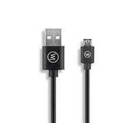 Wicked Chili Câble de Chargement MicroUSB Compatible avec Amazon Kindle eBook Reader et Fire Tablet Oasis, Paperwhite, Voyager, Fire HD, Fire HDX, Touch, Keyboard et DX (100cm) Noir