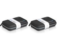 Wicked Chili Étui de Protection pour Radio Dab+ Compatible avec TechniSAT DIGITRADIO 1, NORDMENDE Transita 100, Techni-Sat Viola Akkuradio (intérieur 21 x 13 x 4,5 cm) Noir, Noir (Lot de 2)