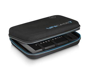 Wicked Chili étui universel sac rigide pour petits appareils électroniques | électroniques, sac pour console de jeux, tab, GPS, tablette, 6-7 pouces, câble, powerbank, housse (intérieur : 210x130x45mm)