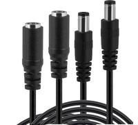 Wicked Chili Lot de 2 rallonges de 300 cm pour éclairage Philips Hue Play Lightbar, rallonge de 3 m S021LM2400088 (noir)