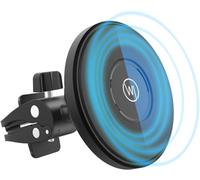 Wicked Chili Support magnétique de téléphone pour grille d'aération compatible avec Apple Magsafe iPhone 16, 15, 14, 13, 12 - Accessoires de voiture, chargement non pris en charge (Pro, Max, Plus