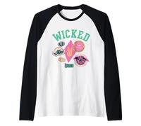 Wicked Collegiate Crest and Emblems Manche Raglan