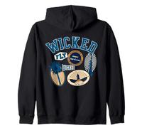 Wicked Collegiate Varsity Collage Sweat à Capuche