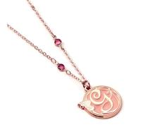 WICKED Collier avec logo Glinda - Or rose, taille unique, Alliage de zinc : 93 % zinc + 3 % cuivre + 4 % aluminium, Pas de gemme