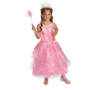 Wicked - Costume Enfant Glinda avec Détails Fidèles - Taille M (7-8 Ans) - Licence Officielle - Déguisement pour Filles